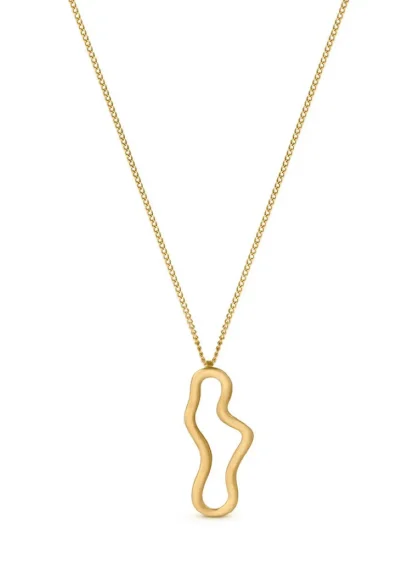 Meandres Golden Necklace